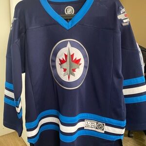 NHL Winnipeg Jets Kids Jersey - Blue and White